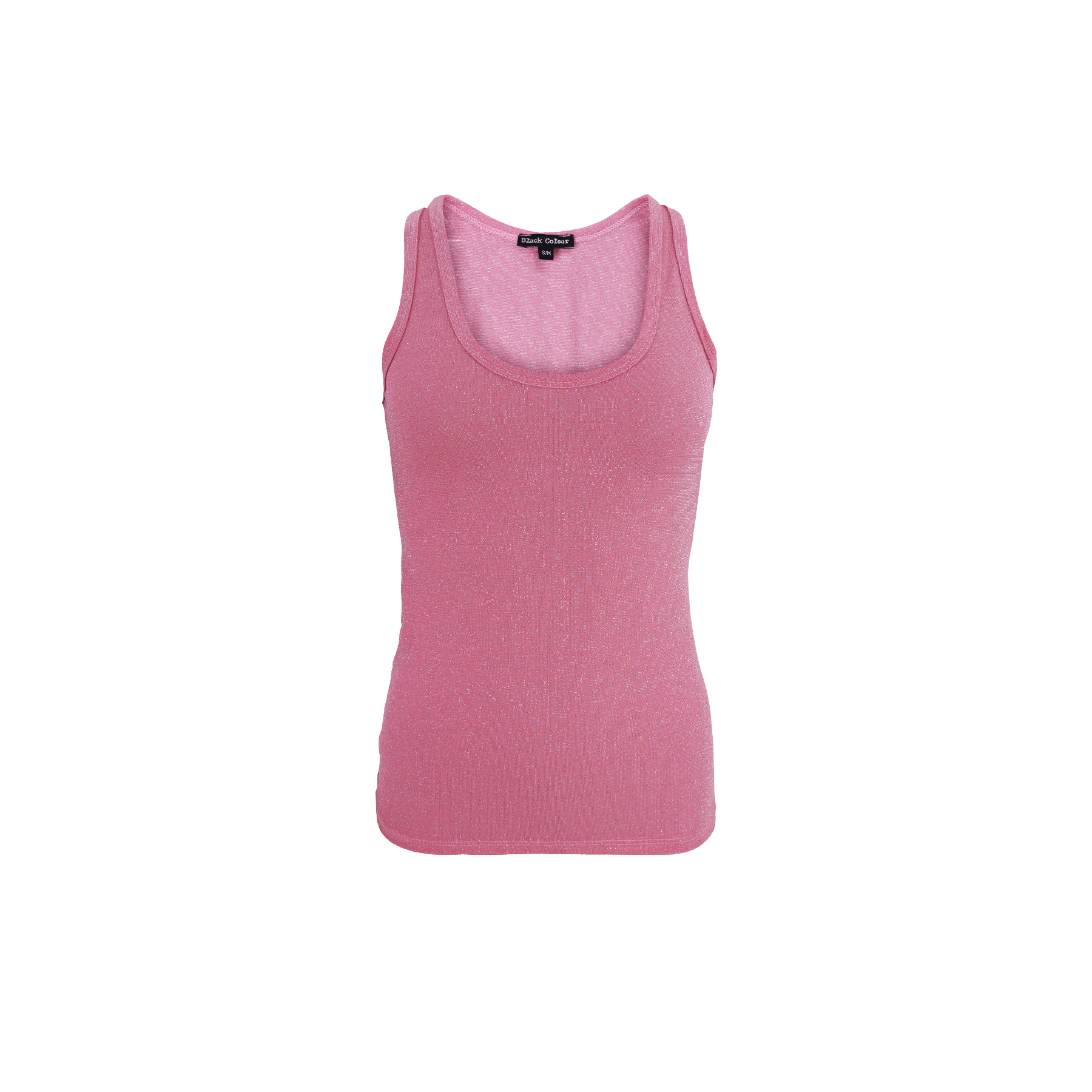 Faye Lurex Vest Top, Pink colour image 0