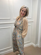 Luna Raglan Dress, Paradise Sky Mix image 0