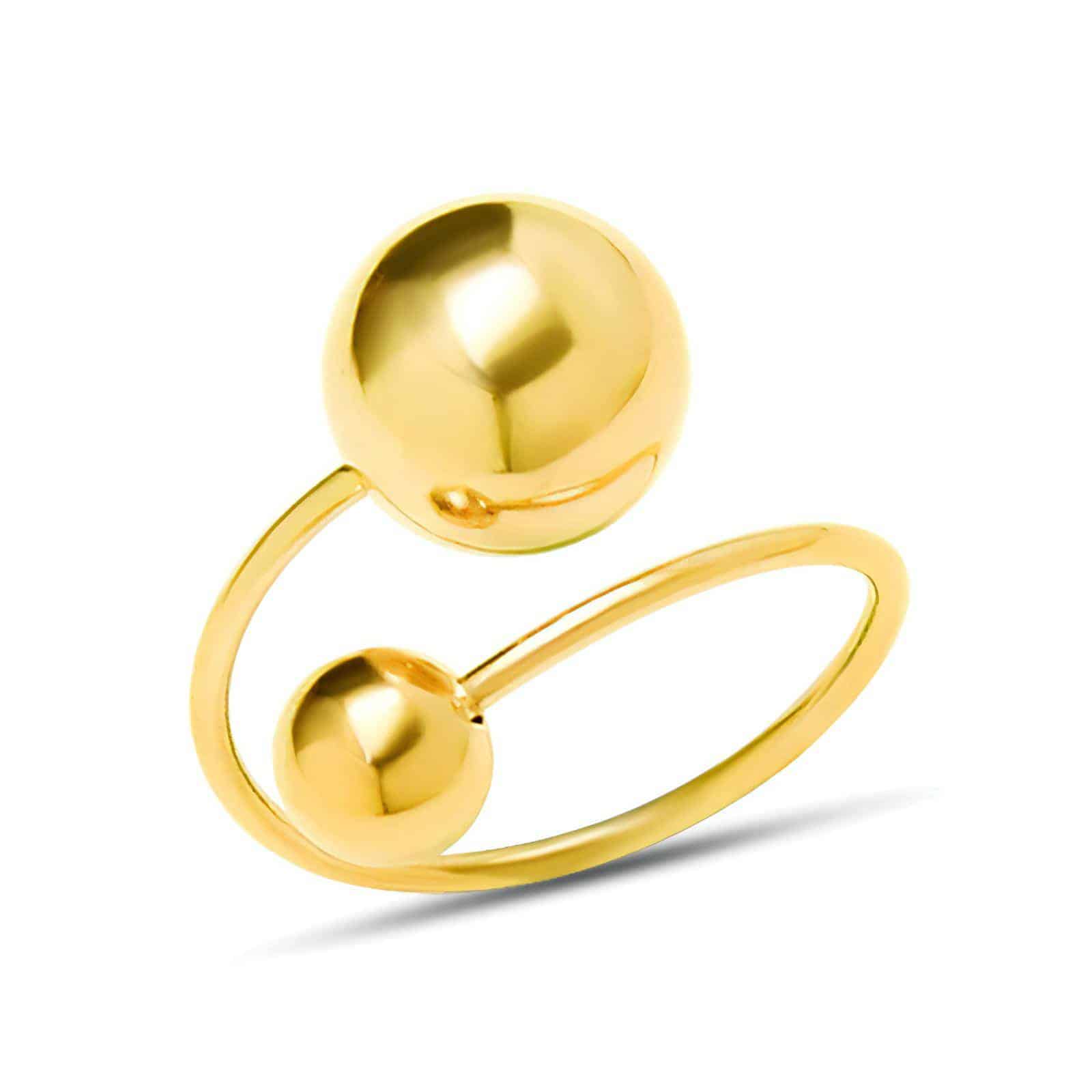 Gold-plated Bolo Ring image 0