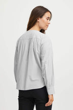 Hali Long Sleeved Blouse, Blanc de Blanc image 2
