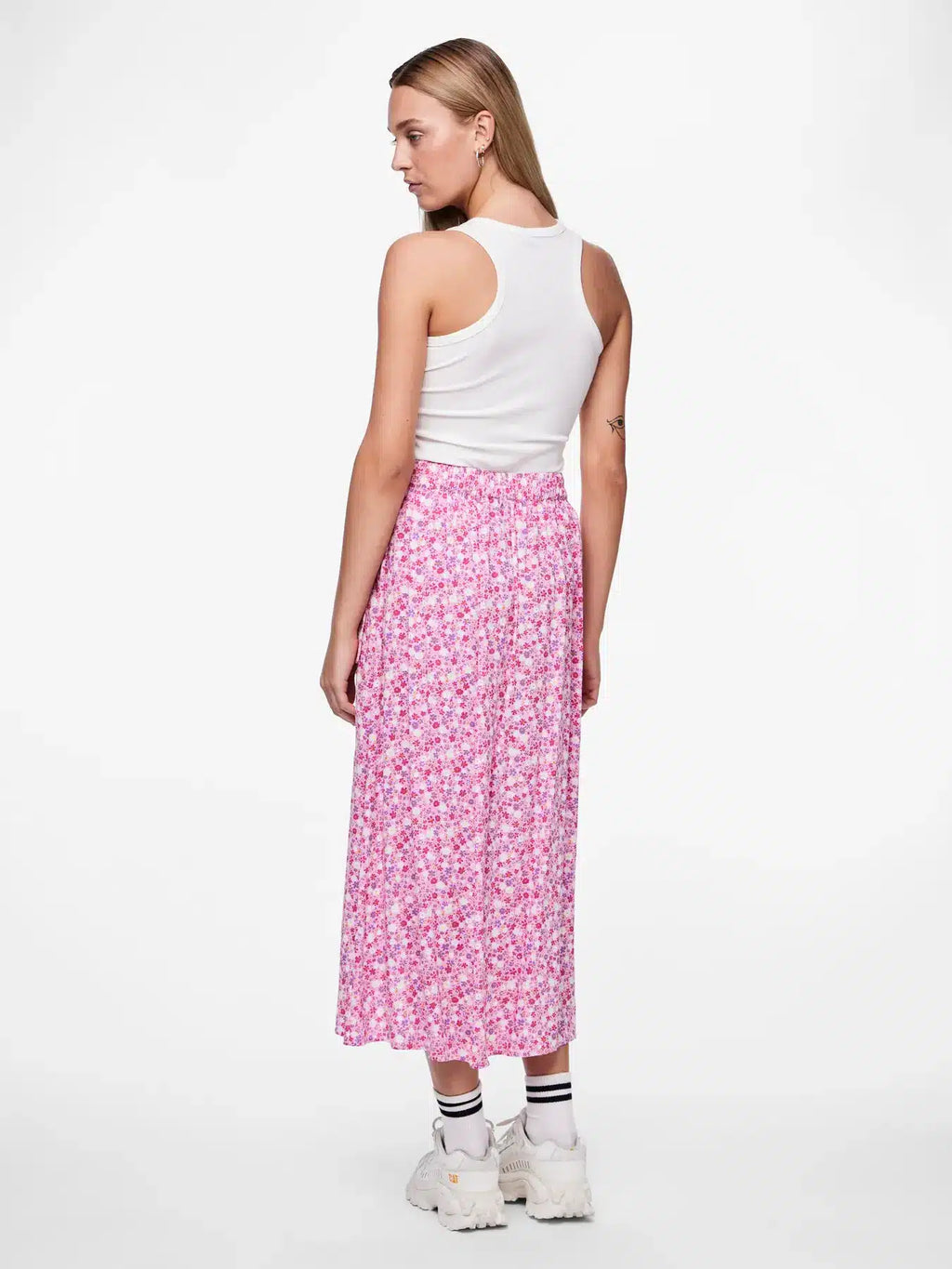 Tala Skirt, Hot Pink Multi Flower image 3