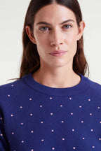 Camila Jumper, Blue & Pink Mini-Dots image 2