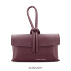 Leather Loop Bag, Burgundy image 2
