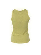 Faye Lurex Vest Top, Yellow colour image 1