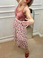Hearty Patterned Skirt, Pink image 0