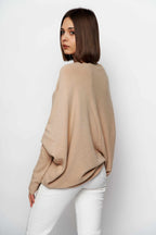 Asymmetric Knit, Beige image 3