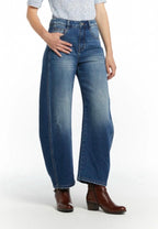 Tia Barrel Jean, Denim Blue image 1