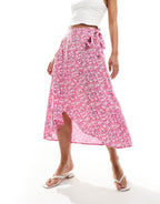Tala Skirt, Hot Pink Multi Flower image 8