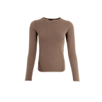 Faye Lurex Long-Sleeved Top, Golden Sand colour image 1