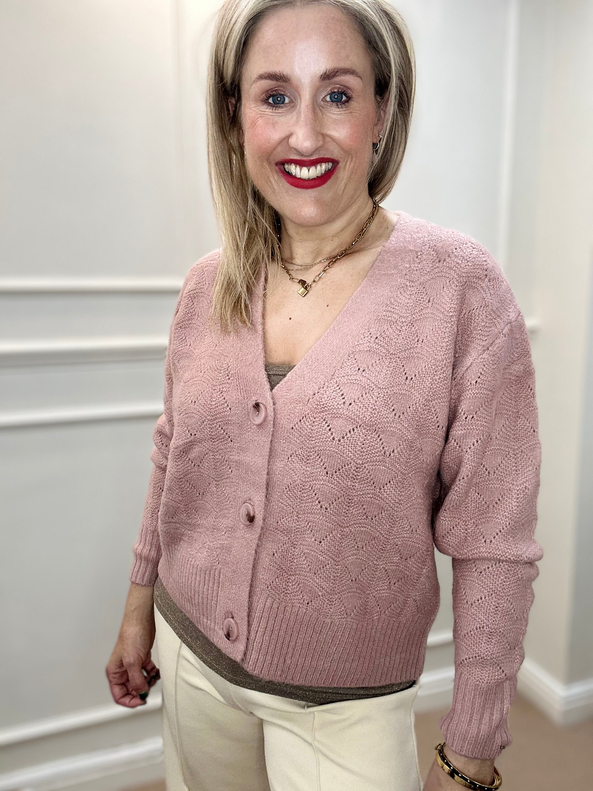FFion Cardigan, Pink image 0
