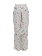 Melina Linen Pant, Flower print image 2
