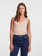 Barbera Lacy Top, Warm Taupe image 1