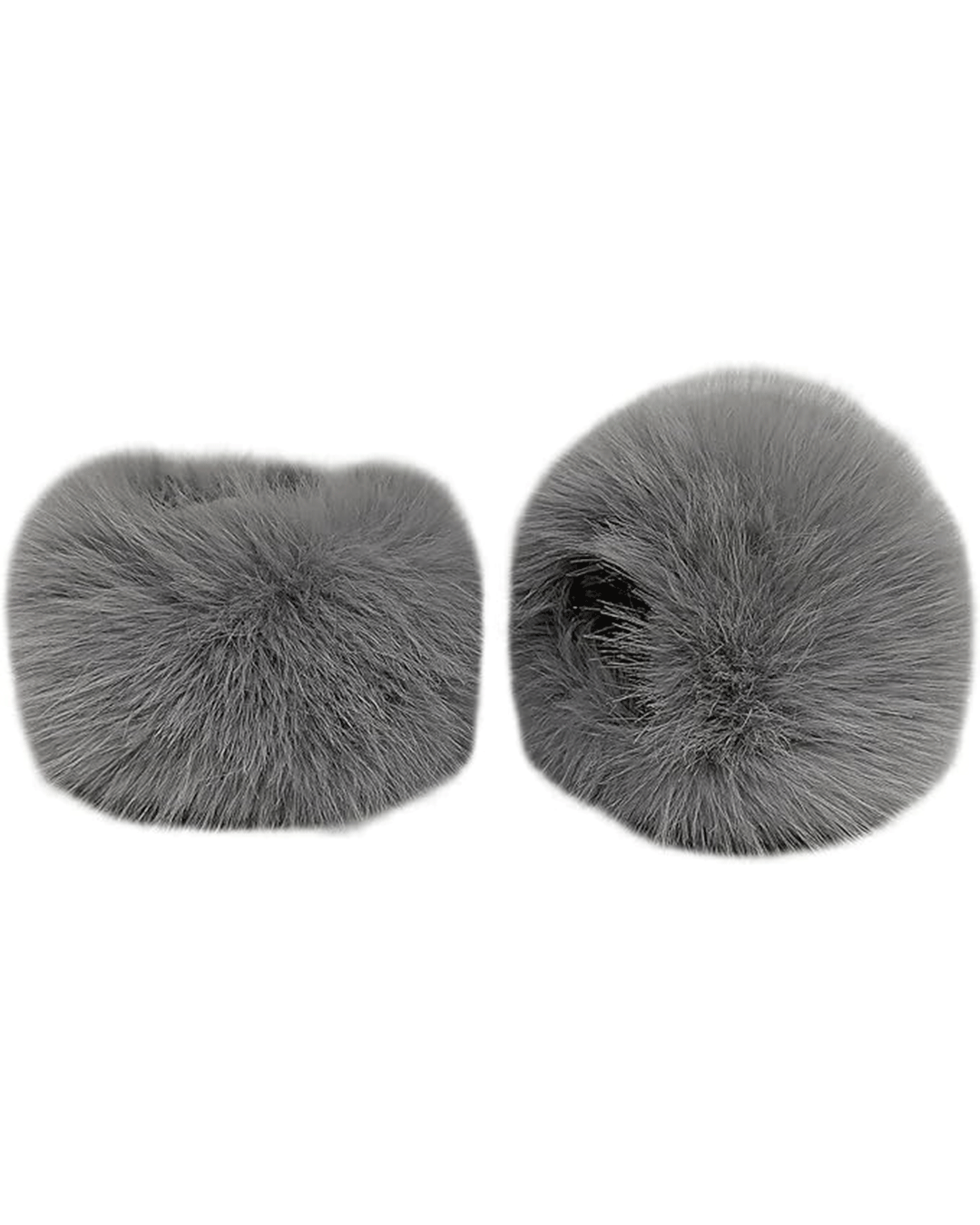 Steffi Faux Fur Cuffs, Grey