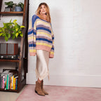 Tasha Balloon Sleeve Rollneck Jumper, Pink image 5
