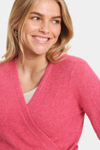 Larna Wrap Cardigan, Fruit Dove image 1