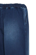 Raven High-Waisted Trouser, Dark Blue Denim image 7