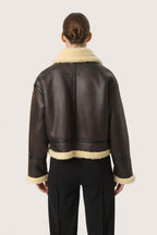 Elora Aviator Jacket, Black image 4