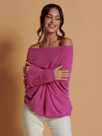 Asymmetric Knit, Cerise image 7