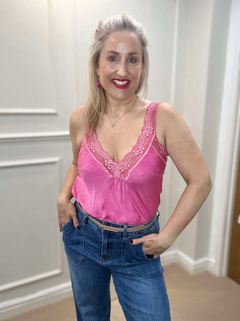 Ali Camisole, Fuchsia Pink image 0