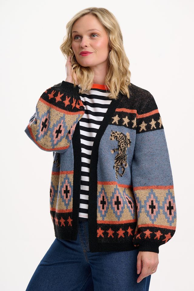 Yvette Cardigan, Multi, Climbing Tigers image 0