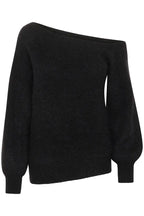 Siva Off-Shoulder Knit, Black image 4