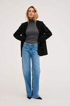 Rollneck Top, Dark Grey Melange image 2