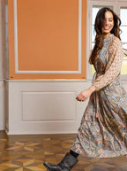 Luna Raglan Dress, Paradise Sky Mix image 3