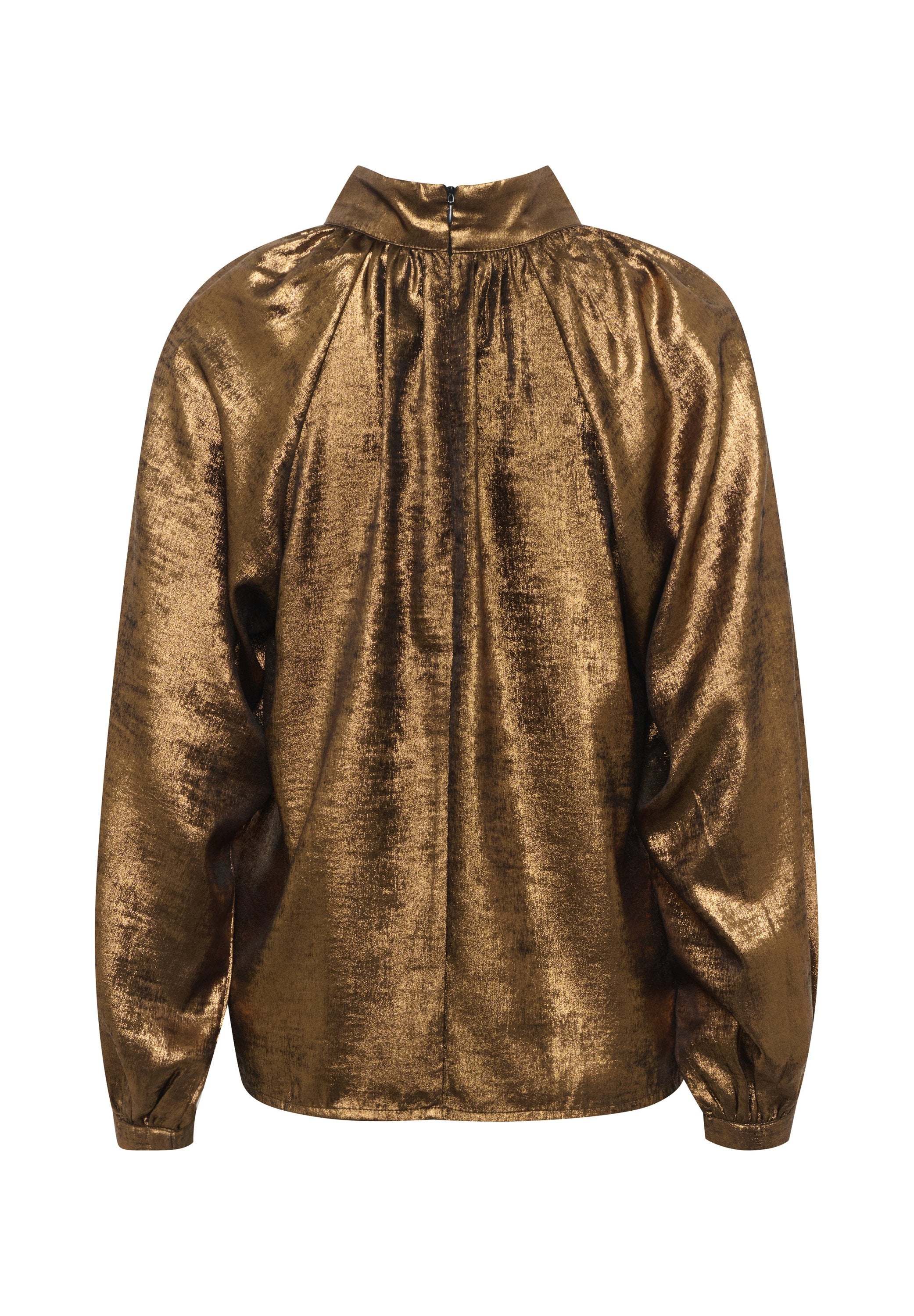Elvie Ronya Blouse, Copper — Soaked in Luxury