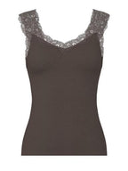 Barbera Lacy Top, Hot Fudge image 1