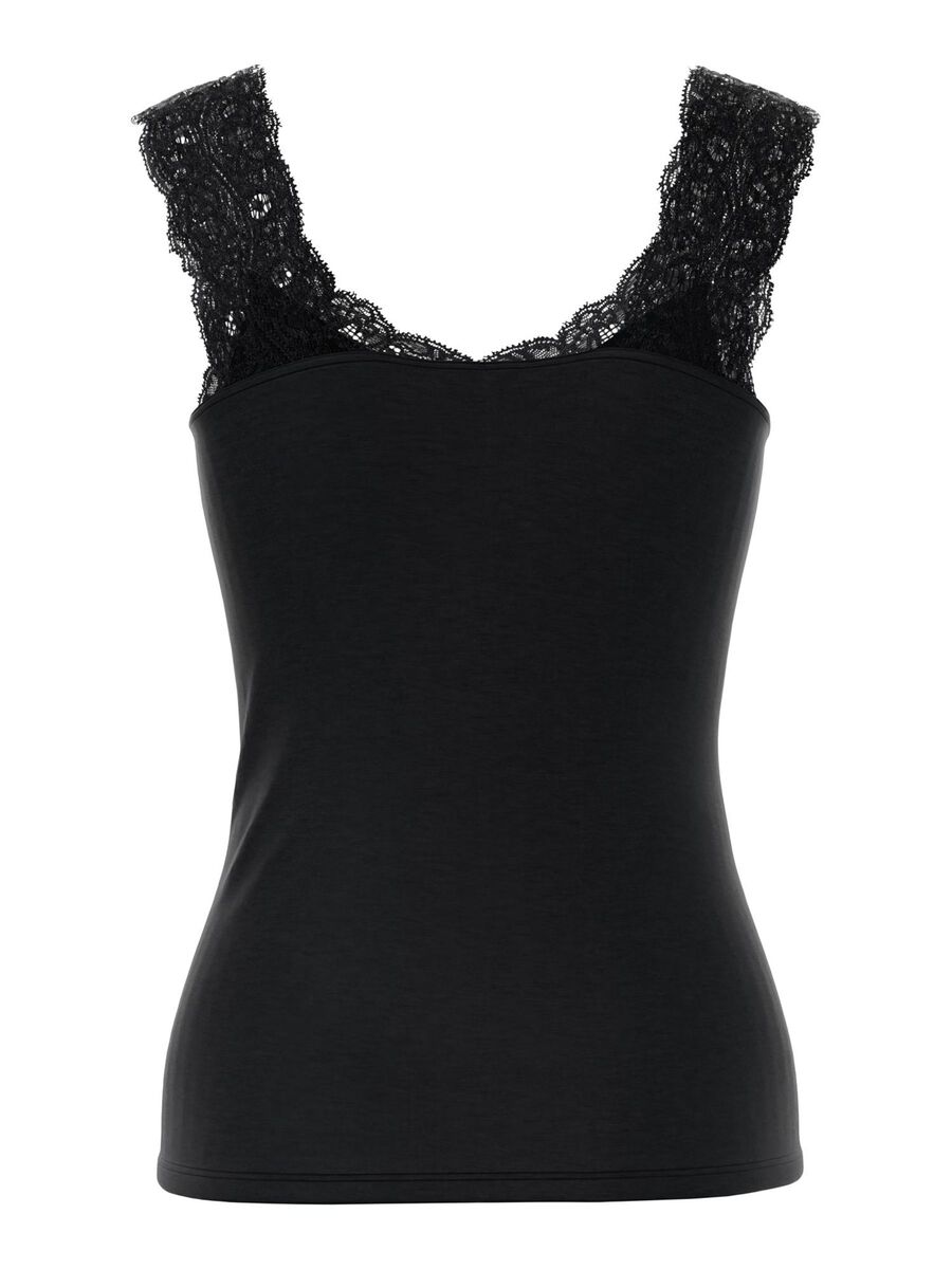 Barbera Lacy Top, Black image 5