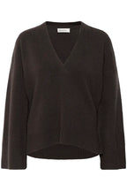Huxi V-Neck Pullover, Espresso image 4