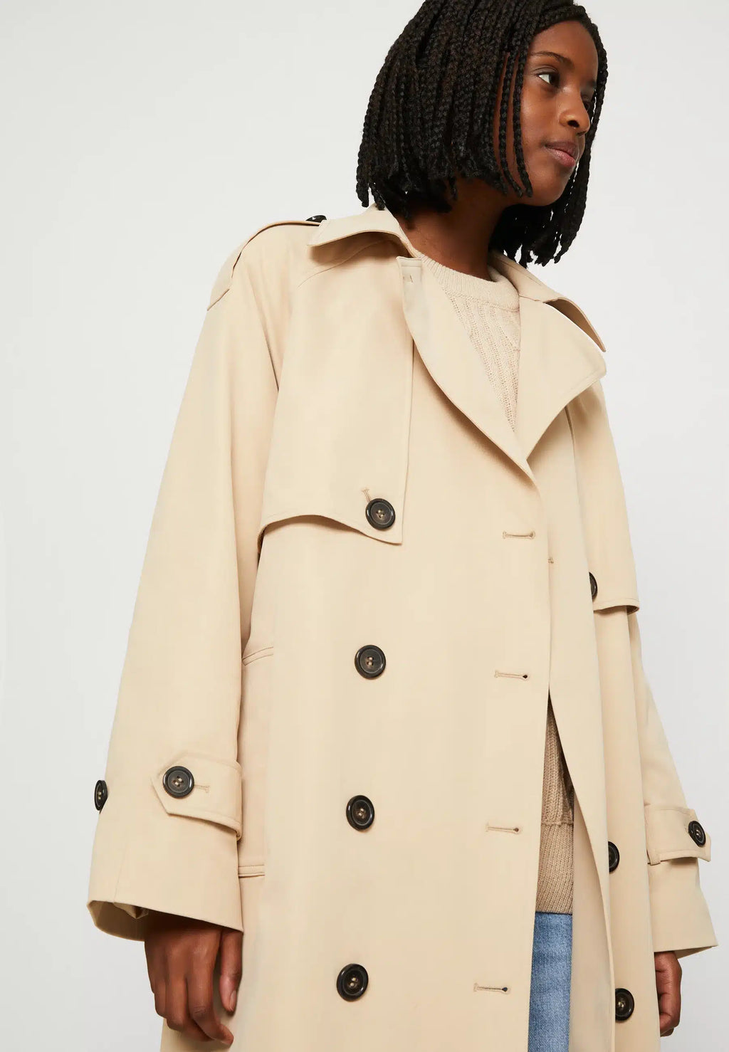 Asto Trench Coat, Safari image 3