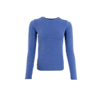 Faye Lurex Long-Sleeved Top, Sky Blue colour image 1