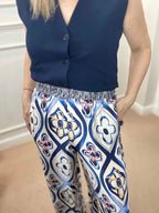 Dainsy Trouser, Floral Blue print image 3