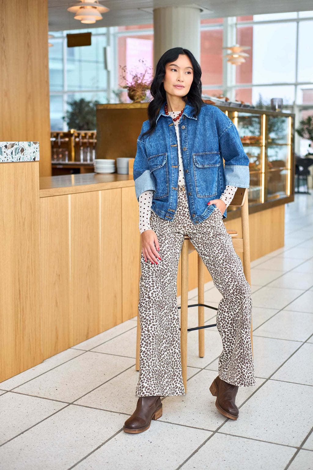 Ember Box Pant, Deer Print