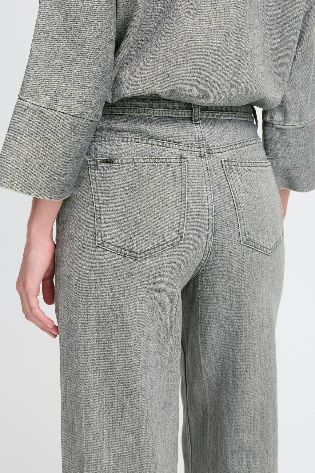 Kimu Jeans, Mid Grey Denim