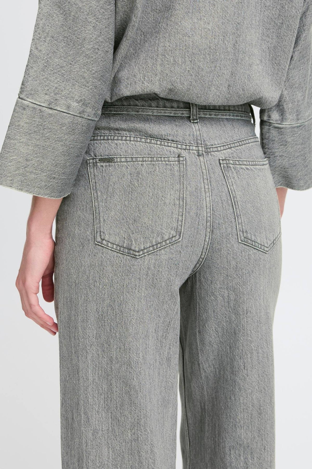 Kimu Jeans, Mid Grey Denim