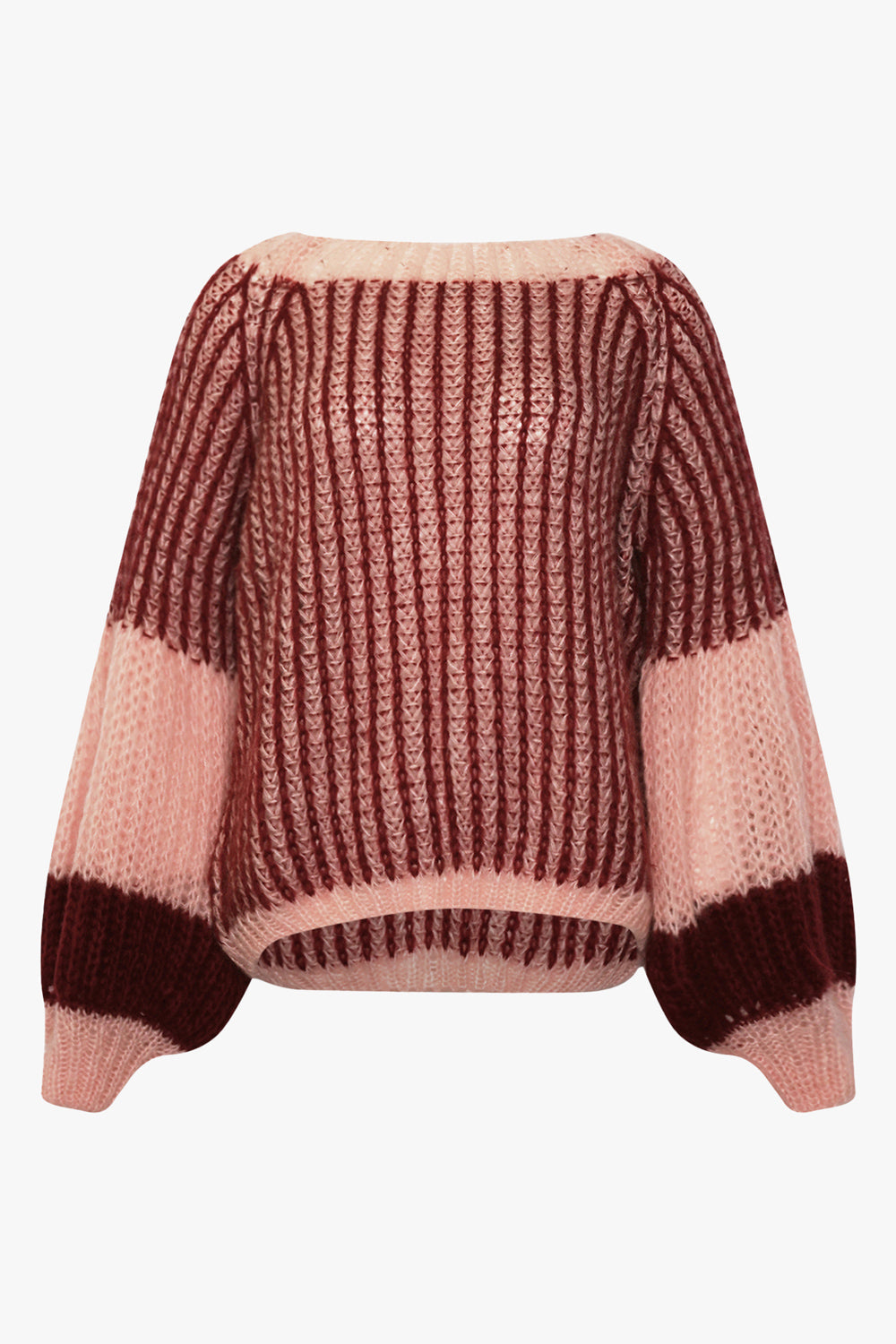 Liana Knit Sweater, Rust Blush Combo