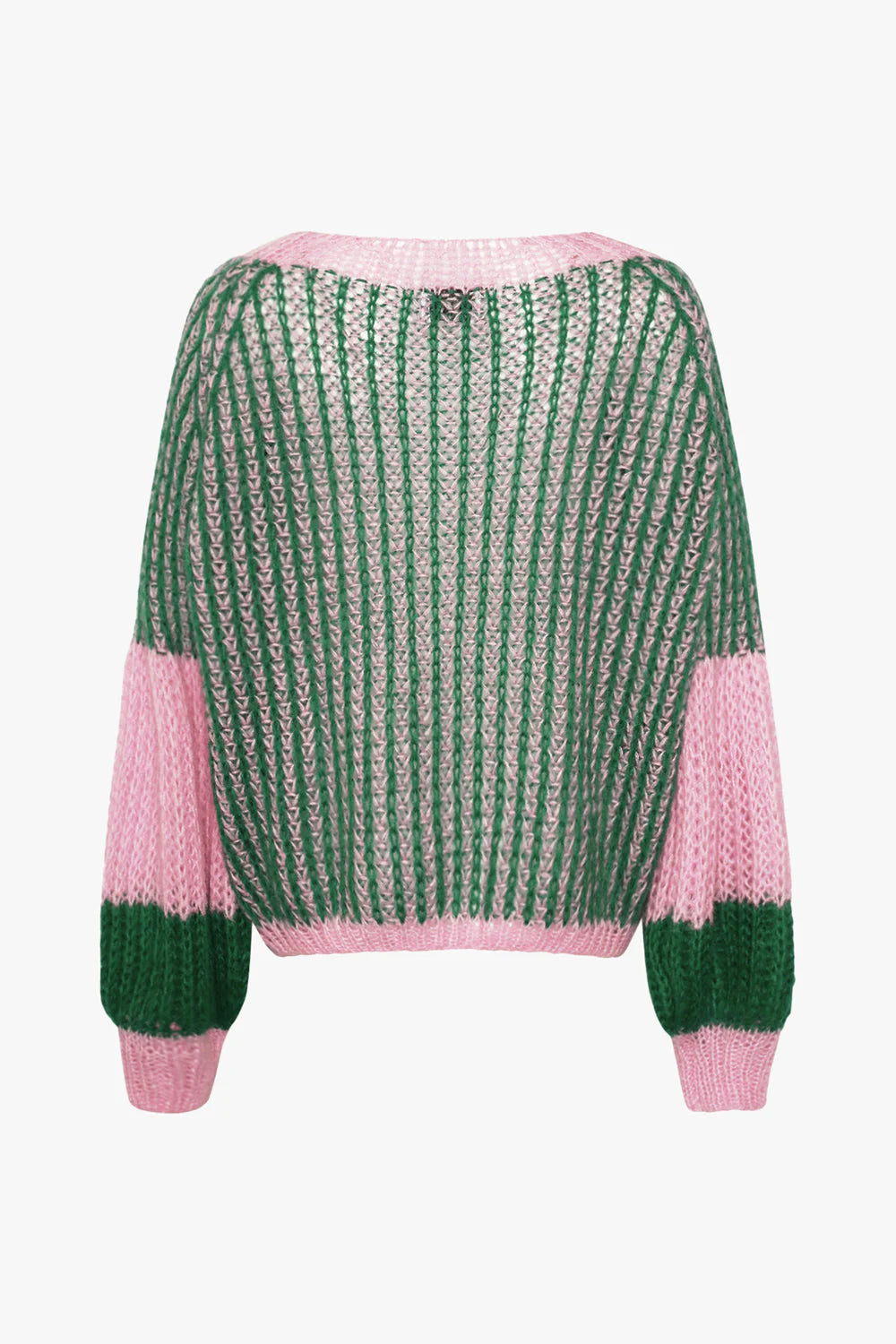 Liana Knit Sweater, Green Bubblegum