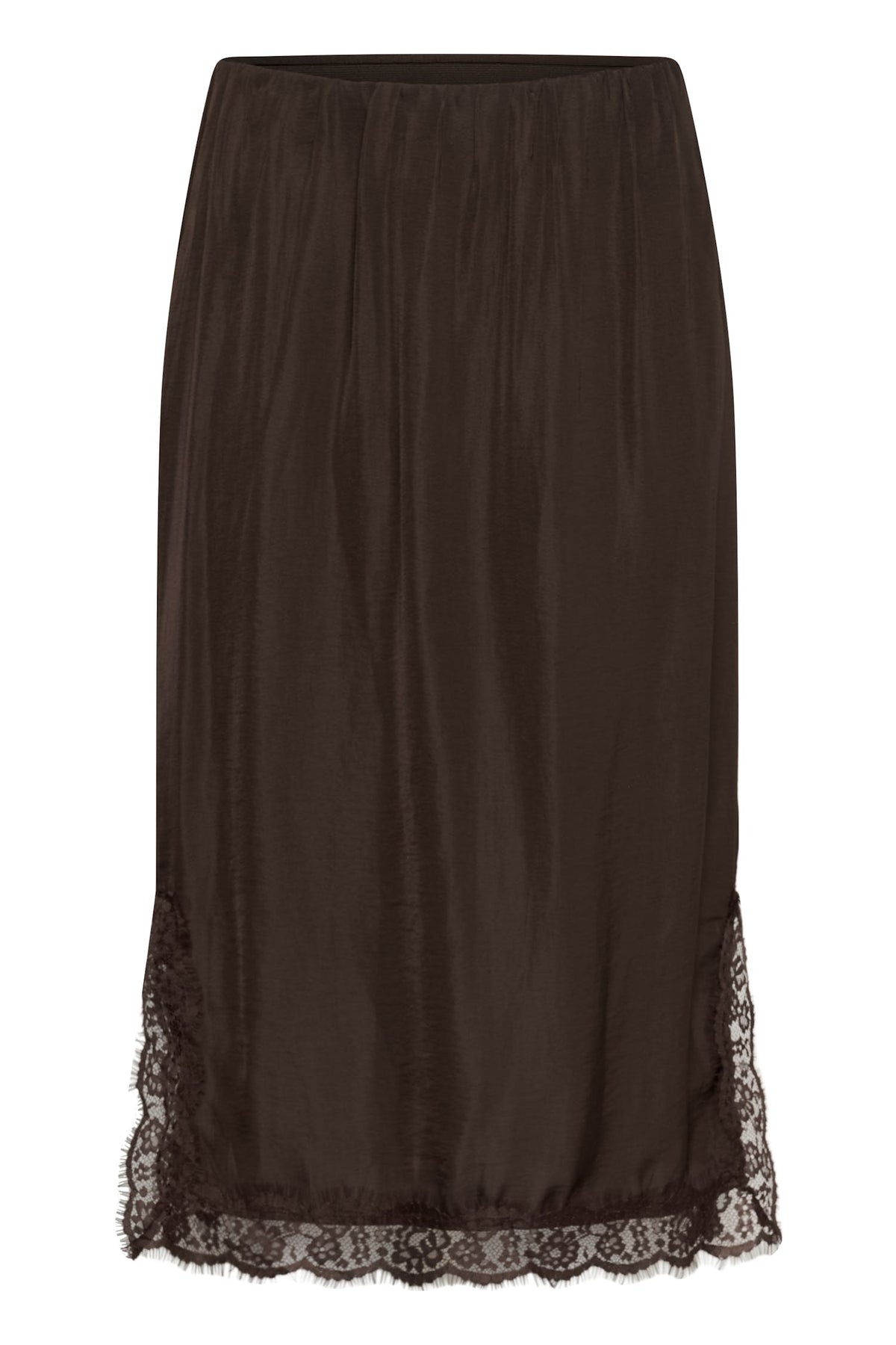 Pigao Skirt in Dark Oak, flat lay