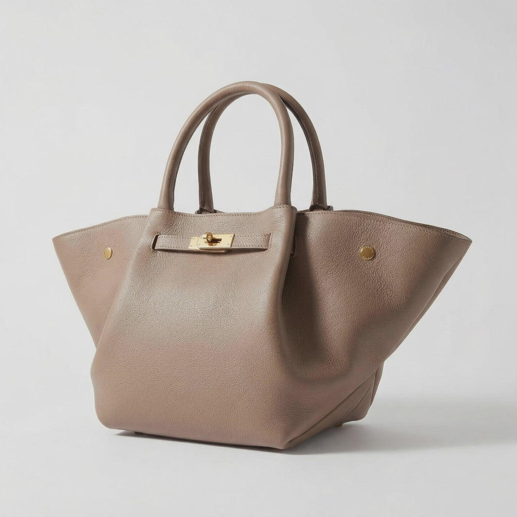 Demelza Tote Bag, Rosy Taupe
