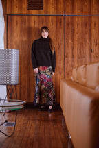 Primula Black A-Line Maxi Skirt
