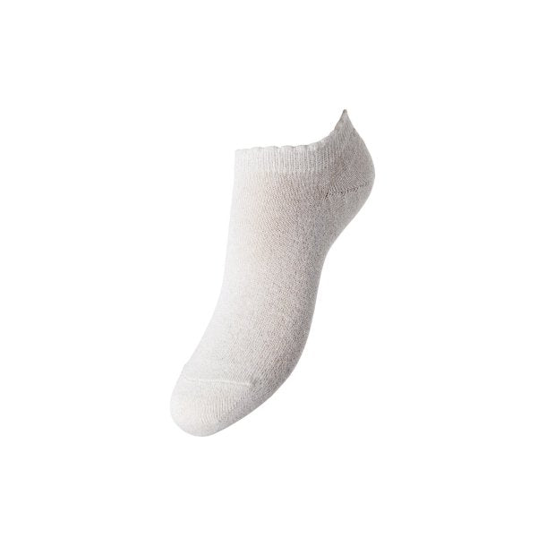 Sebby Birch/Gold Glitter Sneaker Sock