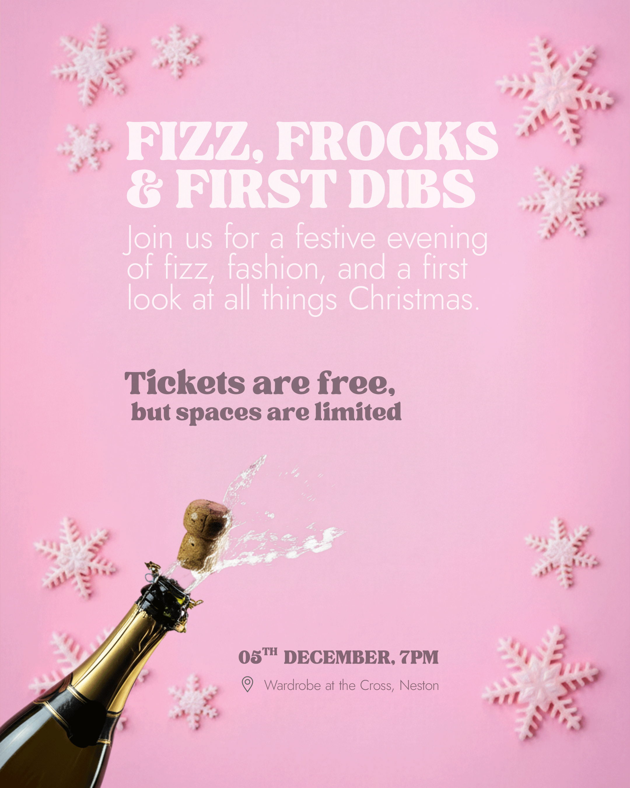 Fizz, Frocks & First Dibs