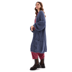 Stevie Maxi Cardigan, Denim Blue