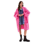 Stevie Maxi Cardigan, Hot Pink