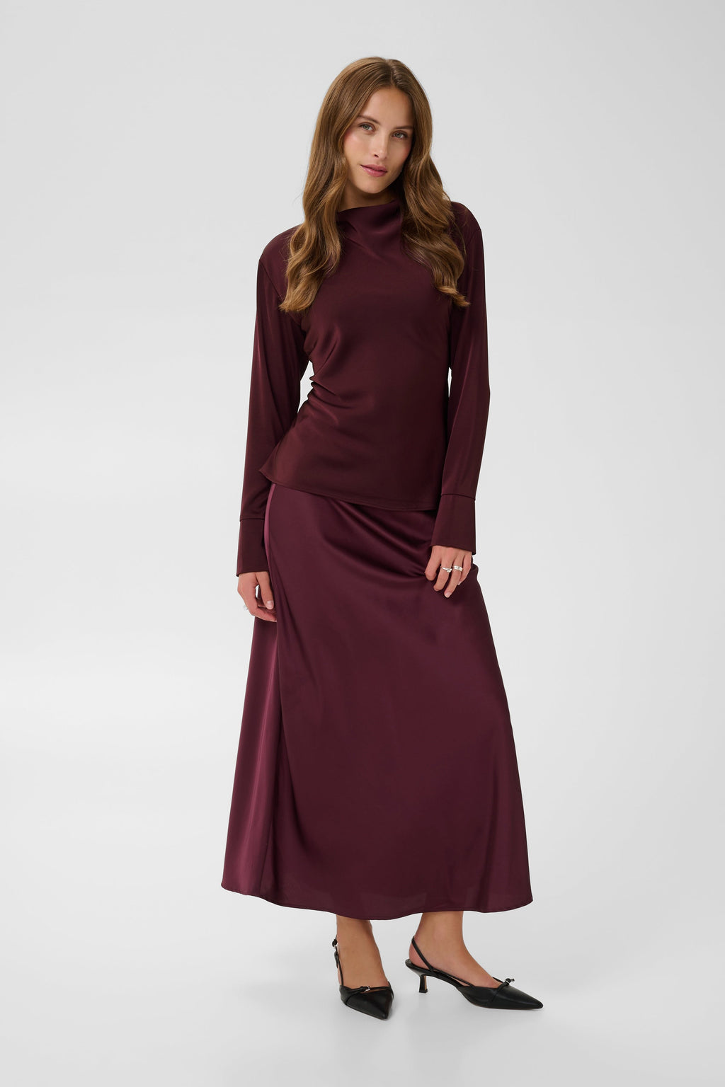 Umaliesz Blouse, Winetasting Red