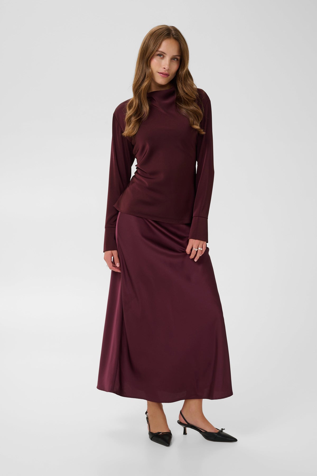 Umaliesz Blouse, Winetasting Red
