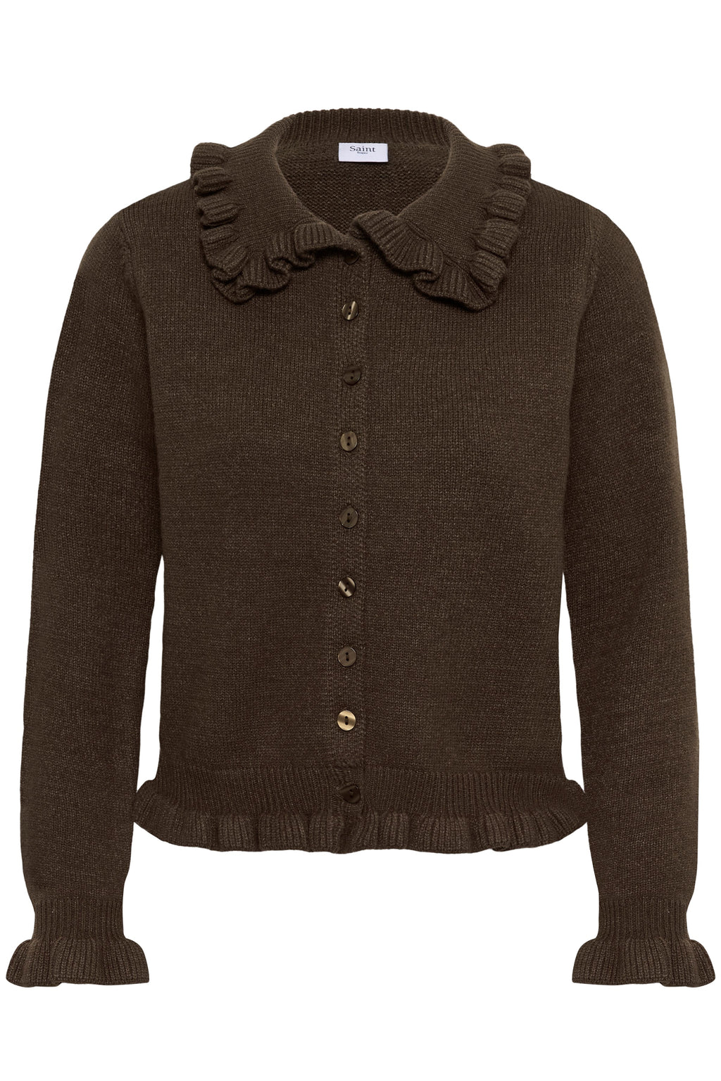 Uminasz Cardigan, Chocolate Brown Melange
