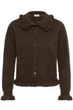 Uminasz Cardigan, Chocolate Brown Melange